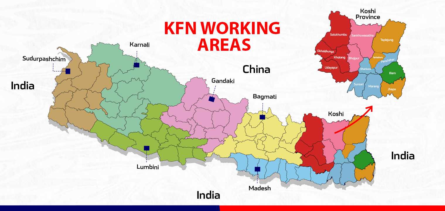 karuna working area map